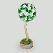 Цветы и флористика handmade. Livemaster - original item Tree-topiary from malachite 