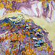 Картина в смешанной технике Осень на Белой / Графическая картина, Картины, Магнитогорск,  Фото №1