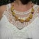Amber beads from natural white amber as a Gift to mother wife. Necklace. BalticAmberJewelryRu Tatyana. My Livemaster. Фото №6
