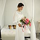 Vestido de novia blanco con bordado cisne. Wedding dresses. ZanKa. Ярмарка Мастеров.  Фото №4