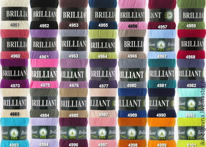 VITA BRILLIANT в интернет-магазине на Ярмарке Мастеров | Yarn, Podolsk ...