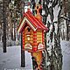 Скворечник элитный расписной. Кормушки для птиц. Доступное жилье (Juklyaevskih). Ярмарка Мастеров.  Фото №4