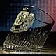 Хрустальный стакан для виски с 3D гравировкой. Именные сувениры. GLASS-DECO. Интернет-магазин Ярмарка Мастеров.  Фото №2