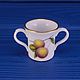 Винтаж: Винтажная миниатюрная кружка с двумя ручками дизайна Blenheim от Spode. Предметы интерьера винтажные. Farfor Сlub. Интернет-магазин Ярмарка Мастеров.  Фото №2