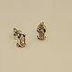 Stud earrings with Herkimer diamonds in 925 sterling silver, Stud earrings, Sergiev Posad,  Фото №1