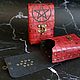Футляры для карт "Red". Чехол для карт. TITUS. Интернет-магазин Ярмарка Мастеров.  Фото №2