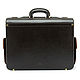 Leather briefcase 'Arkady' (dark brown). Brief case. Russian leather Guild. My Livemaster. Фото №6