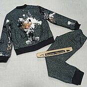 Зимний комплект Мини Маус куртка +полукомбинезон
