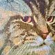 Заказать Вышитая картина «Сибирский кот». Алина. Ярмарка Мастеров. . Картины Фото №3