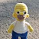 Заказать Плюшевая игрушка Гомер Симпсон /Gomer Simpson. Игрушки  'Чуда'. Ярмарка Мастеров. . Амигуруми куклы и игрушки Фото №3
