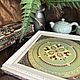 Поднос декоративный  Фисташка. Подносы. Творческая студия  Евгении Ансари. Ярмарка Мастеров.  Фото №4