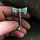 Viking axe with Scandinavian symbols. Pendants. veseliy-viking. Online shopping on My Livemaster.  Фото №2