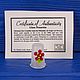 Коллекционный напёрсток Poinsettia от The Thimble Guild, Наперстки, Москва,  Фото №1