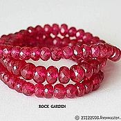 Материалы для творчества handmade. Livemaster - original item Red spinel, rondel,cut.(№162). Handmade.