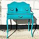 Дамский Столик «Жоржетта» в цветной эмали. Столы. Мебель из Массива 'Интерьерро'. Ярмарка Мастеров.  Фото №4