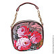 Author bag embroidered with beads 'Pink fantasy', Classic Bag, Moscow,  Фото №1
