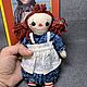 Тряпичная кукла Raggedy Ann. Чердачная кукла. Инна Разуваева. Интернет-магазин Ярмарка Мастеров.  Фото №2