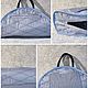 Джинсовая сумка-боулинг "Боро Бьюти". Классическая сумка. Jeans bags by Anna. Ярмарка Мастеров.  Фото №6