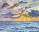 Море. Вечер. Картины. irina_aquarelles (Ирина Любавская). Ярмарка Мастеров.  Фото №4