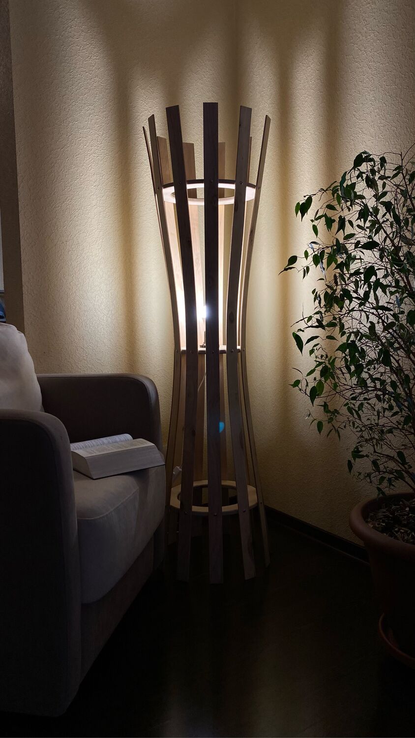 Напольный светильник в интернет-магазине на Ярмарке Мастеров | Торшеры ...