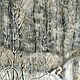  Зимние мотивы. Заснеженный лес, Картины, Москва,  Фото №1