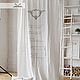 Linen curtains with ties and embroidery, Curtains1, Orel,  Фото №1
