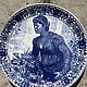 Винтаж: Тарелка настенная винтажная: Delft лот 2 шт. Тарелки винтажные. Антиквариат & Винтаж. Ярмарка Мастеров.  Фото №6