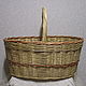 Mushroom basket woven from willow twigs. Picnic baskets. Elena Shitova - basket weaving. Online shopping on My Livemaster.  Фото №2