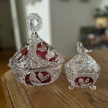 Винтаж ручной работы. Ярмарка Мастеров - ручная работа Винтаж: Hofbauer Red Bird. Handmade.