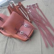 Set of Cossack harness for a horse with a hunting martingale