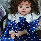 Интерьерная текстильная шарнирная кукла
