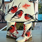 Валяные ботинки "Снегири-Экстра"
