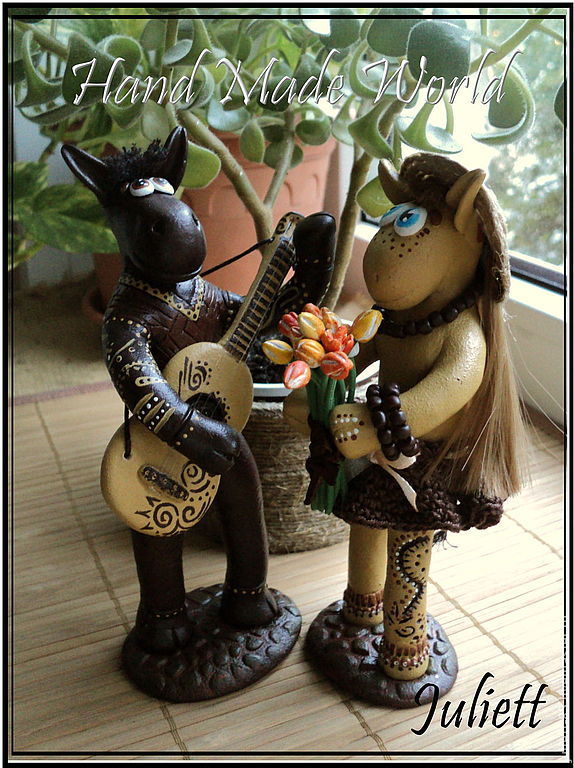 Figurine 'donkey in love', Dolls, Ufa,  Фото №1