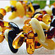 Order Янтарь. Бусы "Переплетение" янтарь. Frollena II. Natural Baltic amber. Livemaster. . Necklace Фото №3