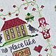 Вышивка "No place like home". Картины. Мастерская Юлии Велигодской. Ярмарка Мастеров.  Фото №5