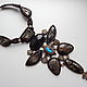 Necklace of beads and stones 'Andromeda', Necklace, Chernishkovski,  Фото №1