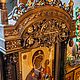 Напольным киот с сенями. Иконы. Александр Паладин (rtss62). Ярмарка Мастеров.  Фото №6