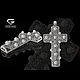Заказать Крест из серебра с жемчугом. GAMMA jewelry. Ярмарка Мастеров. . Подвеска Фото №3