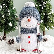 Подарки к праздникам handmade. Livemaster - original item New Year`s snowman decor under the Christmas tree. Handmade.