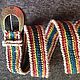The strap is crocheted of jute. rainbow, Straps, Kaluga,  Фото №1