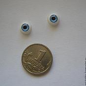 Материалы для творчества handmade. Livemaster - original item Blue eyes 6 mm. Handmade.