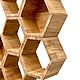 Стеллаж из массива дуба "HoneyComb" (проект г.Москва). Стеллажи. Мебель на заказ U.LOFT. Ярмарка Мастеров.  Фото №6