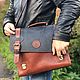Сумка-портфель А4 "ЛЕКТОР". Мужская сумка. VIKING LEATHER CRAFT. Ярмарка Мастеров.  Фото №4