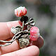 Pin brooch 'Pink Clover' lampwork. Brooches. BeautyGlassByKate(Lampwork) (beauty-glass). Online shopping on My Livemaster.  Фото №2