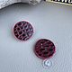 Заказать Серьги бордовые из кожи. Storm Jewellery. Ярмарка Мастеров. . Серьги классические Фото №3