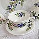 Painted porcelain Painted porcelain Tea set of Delicious berries. Tea & Coffee Sets. ArtFlera (artflera). My Livemaster. Фото №5