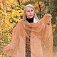 Shawls: Openwork down shawl-gossamer ' Autumn', Shawls1, Urjupinsk,  Фото №1