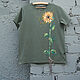 Sunflower T-Shirt. T-shirts. krasa-art. My Livemaster. Фото №4