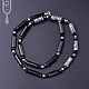 Men's choker agate and obsidian, art. 57, Decorations, Moscow,  Фото №1