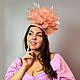Women's Hat Peach Dessert. Hats1. Novozhilova Hats. Online shopping on My Livemaster.  Фото №2